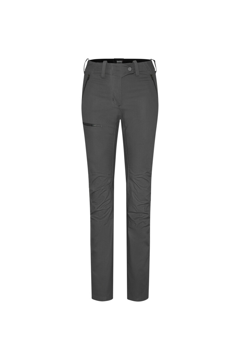 HAKRO 710 DAMEN PERFORMANCEHOSE X-STRETCH in Karbongrau, Größe 3XL