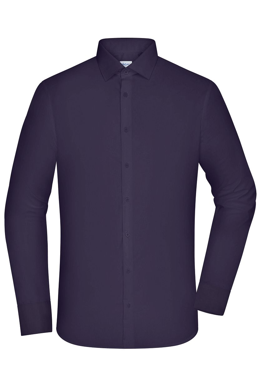 Men's Shirt - SLIM FIT - "JN1372" in Deep-Purple, Größe 3XL - Daiber