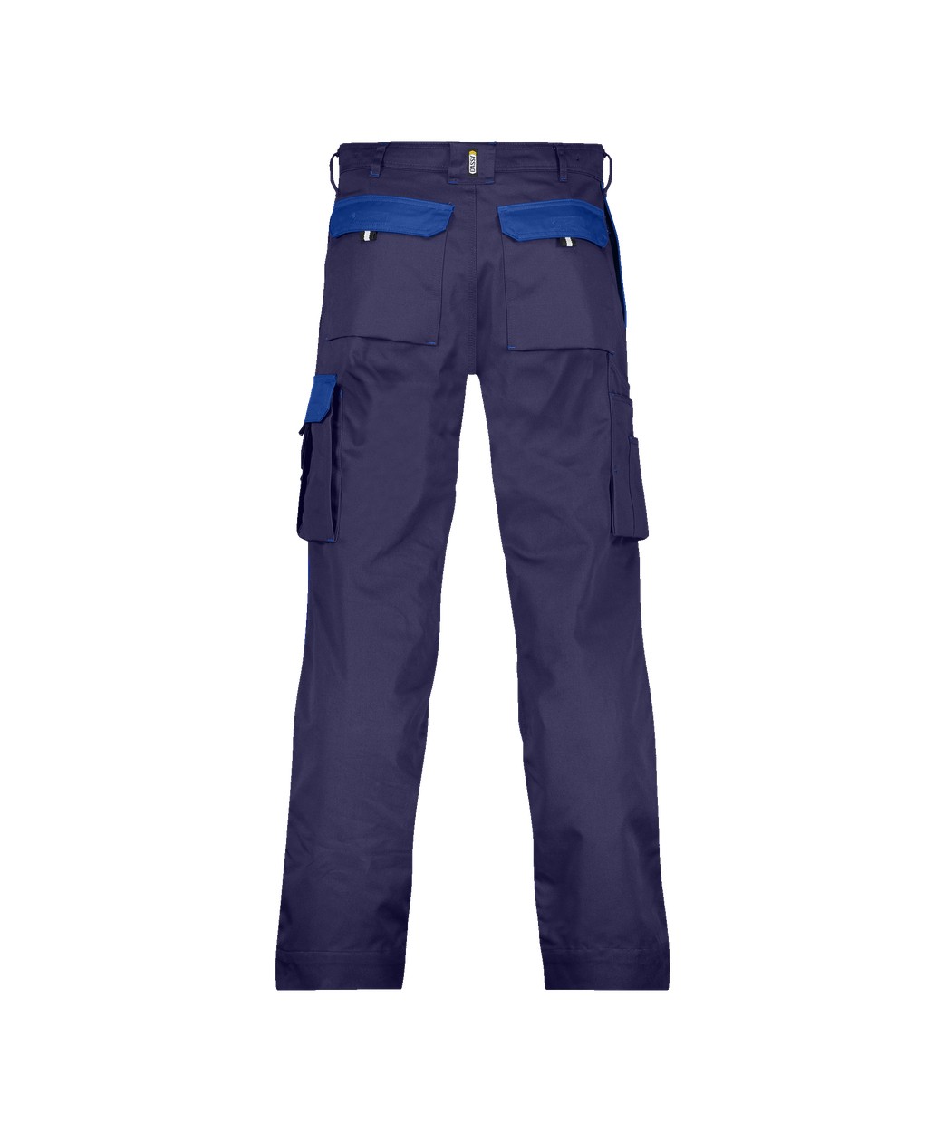 Zweifarbige Arbeitshose mit Kniepolstertaschen "DASSY® Boston" in DUNKELBLAU/KORNBLAU, Größe 58 - langer Schritt PESCO64