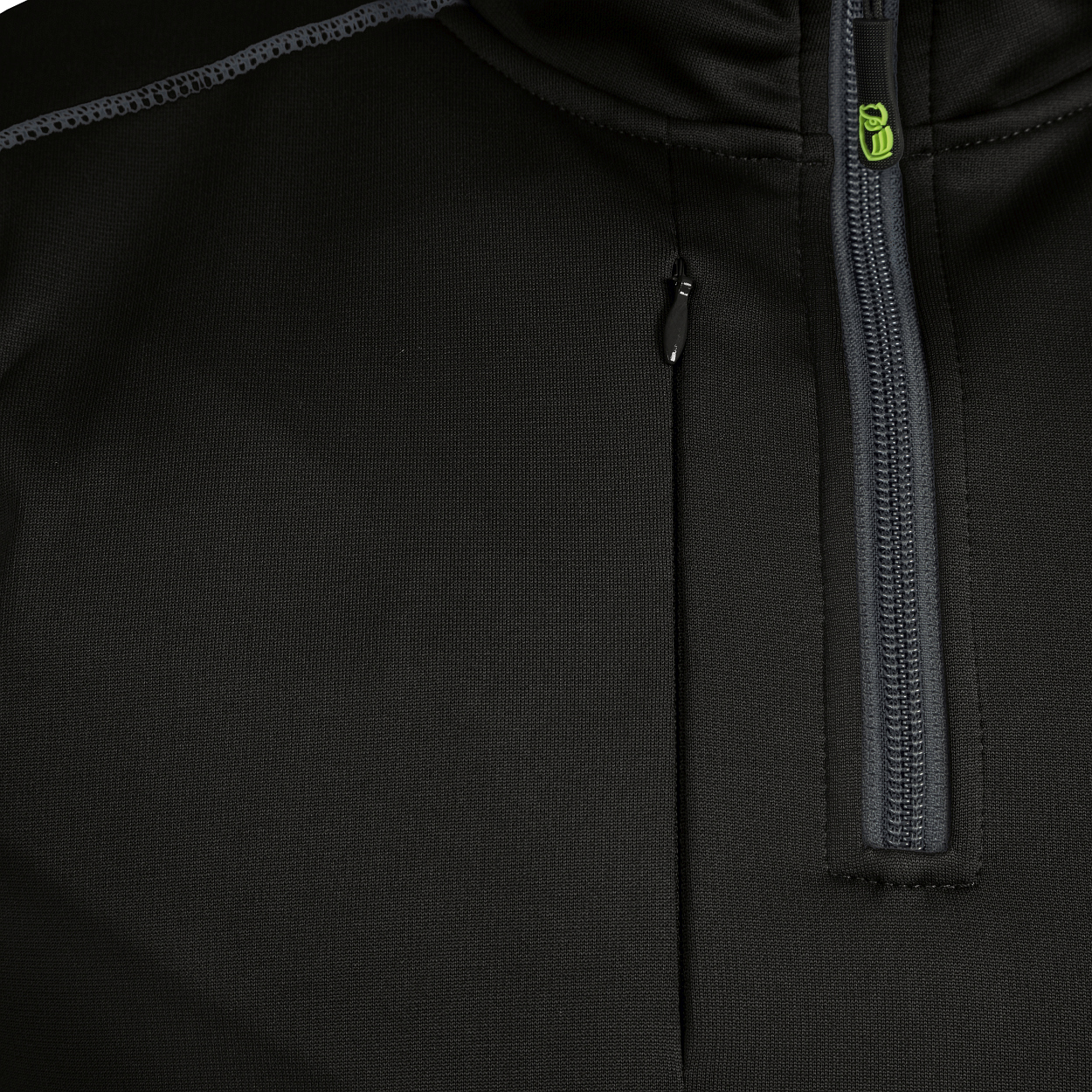 Funktionsshirt "Ulli" Flex Line Schwarz/Grau FLEXF, Gr. 2XL von Leibwächter