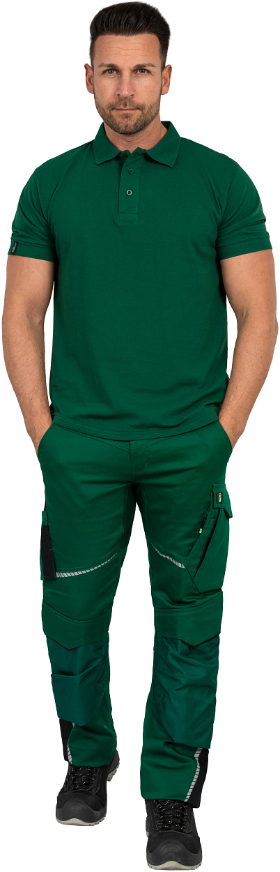 Polo-Shirt "Andi" Classic Line Grün LWU, Gr. 2XL von Leibwächter