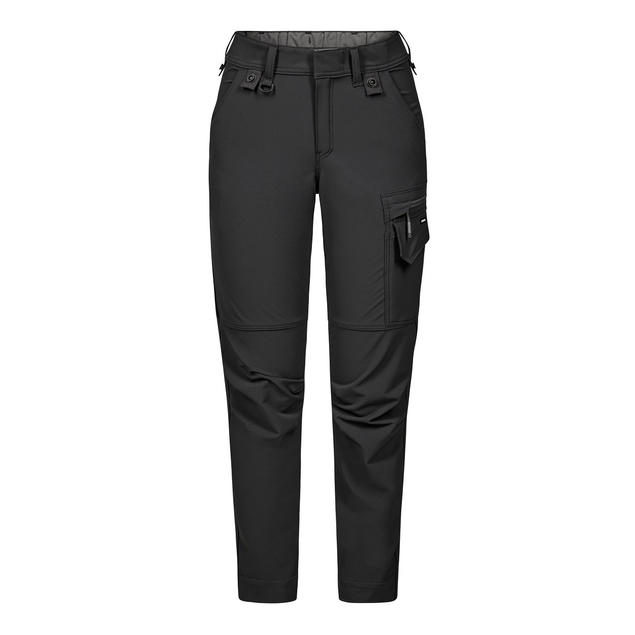 ENGEL Entire Damen Servicehose mit 4-Wege Stretch in Anthrazitgrau/Schwarz, Größe 48