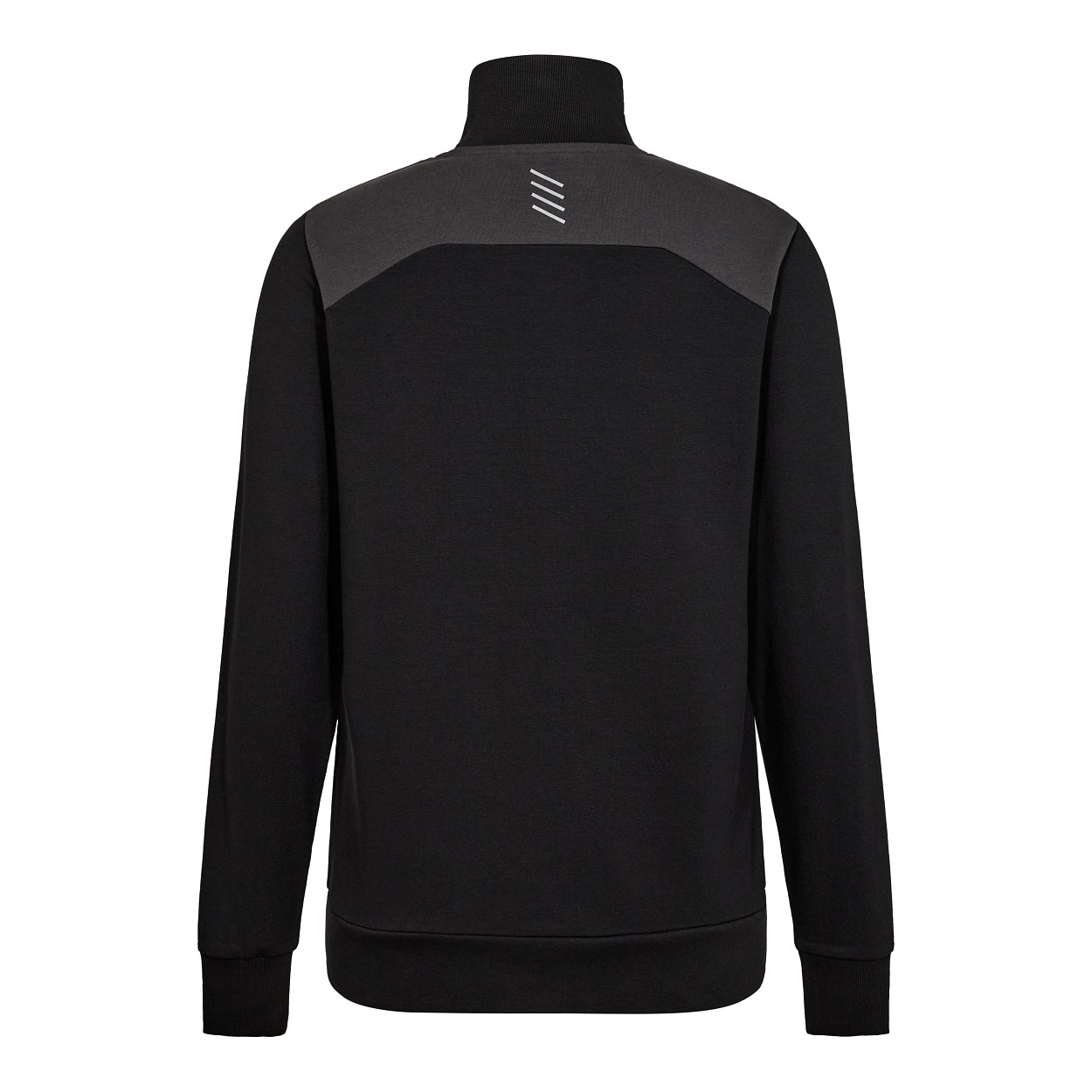 ENGEL Entire Damen Sweatcardigan mit Kragen in Schwarz/Anthrazit Grau, Größe XS