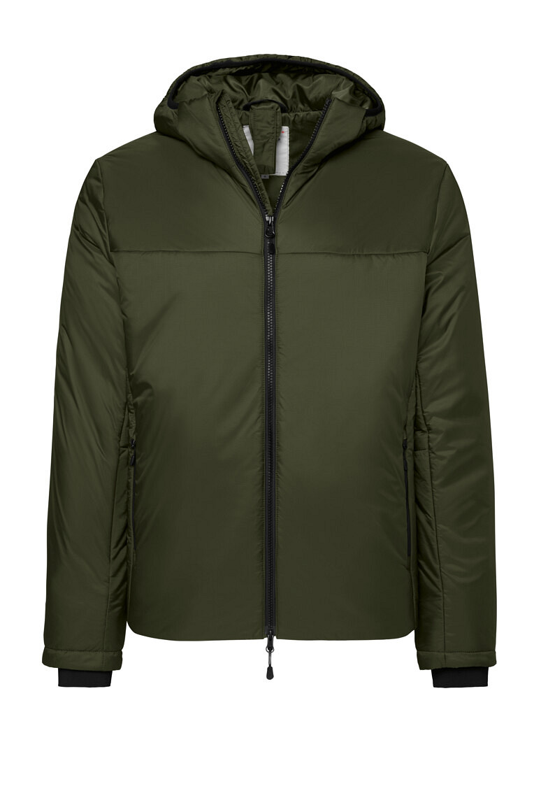 HAKRO 889 Kapuzen Thermo Loftjacke in olive, Größe 6XL