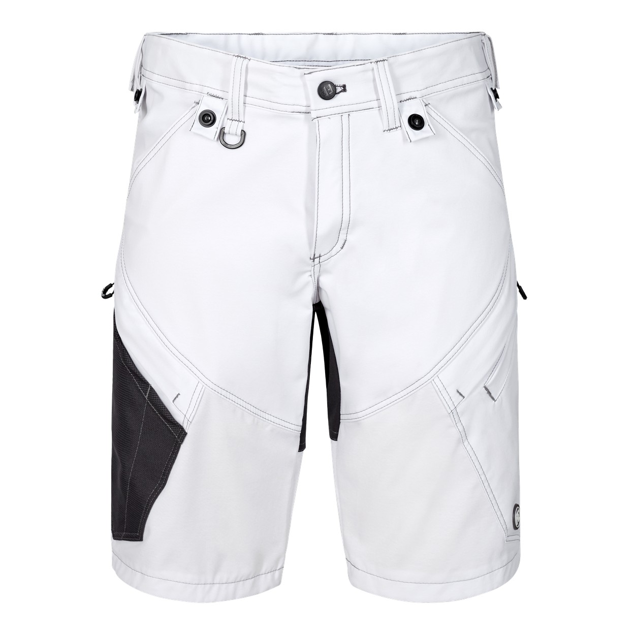 ENGEL X-treme Arbeitsshorts mit 4-Wege-Stretch in Weiss, Größe 54