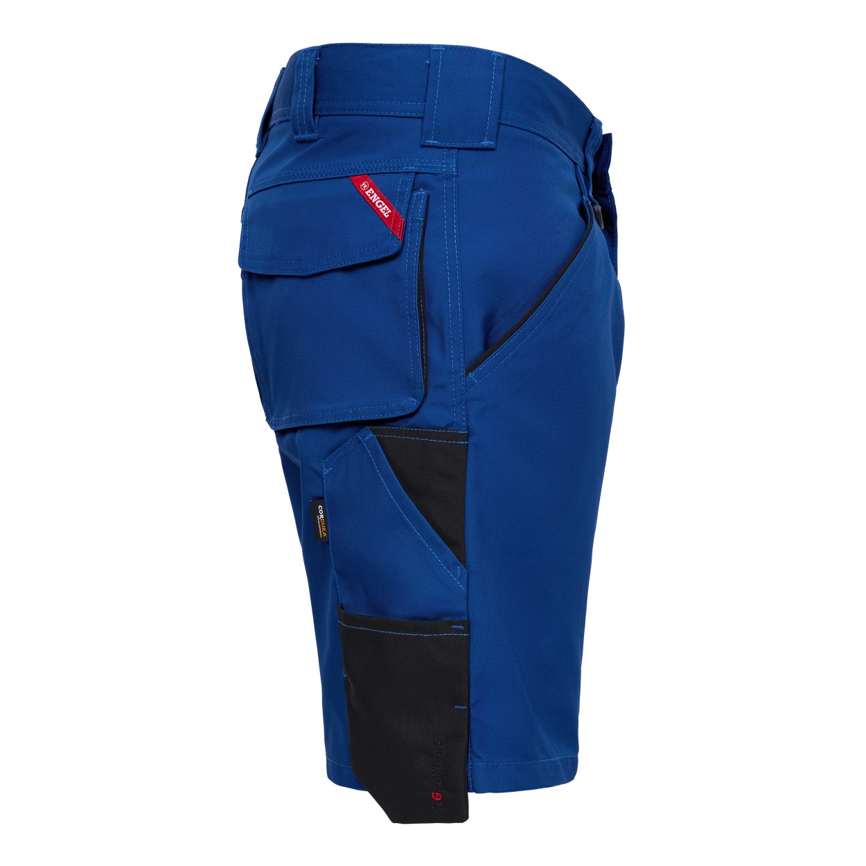 ENGEL Galaxy Arbeitsshorts in Surfer Blue/Schwarz, Größe 54