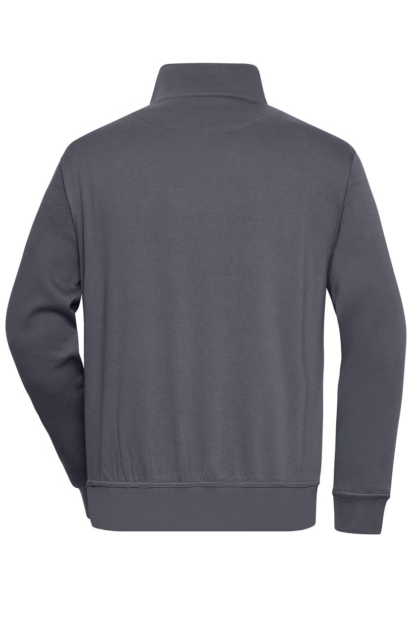 Workwear Half-Zip Sweat "JN831" in Carbon, Größe 6XL - Daiber