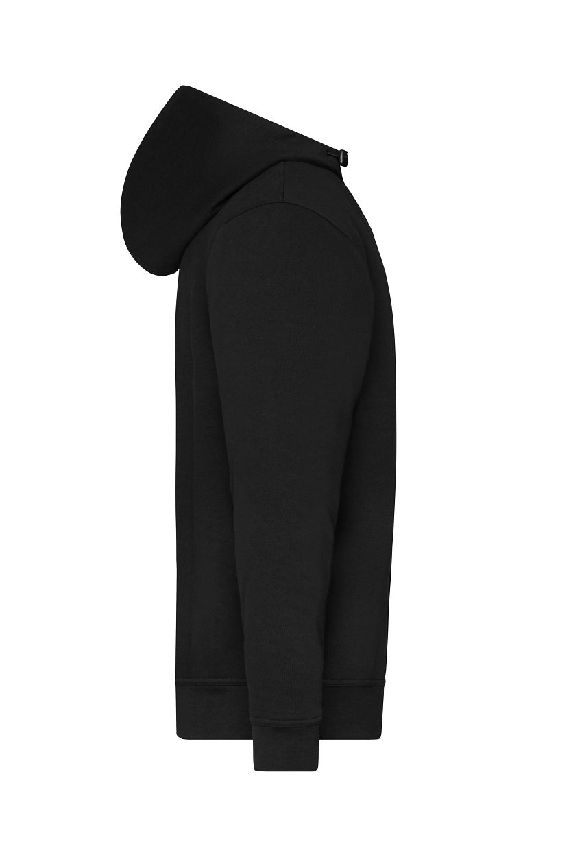 ORGANIC Workwear Half-Zip Hoody OCS Blended "JN839" in Black, Größe 6XL - Daiber