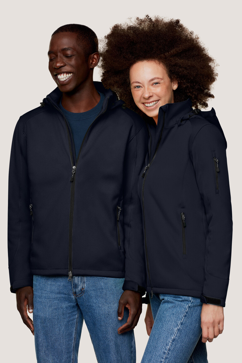 HAKRO 248 Damen Softshelljacke Alberta in tinte, Größe XL