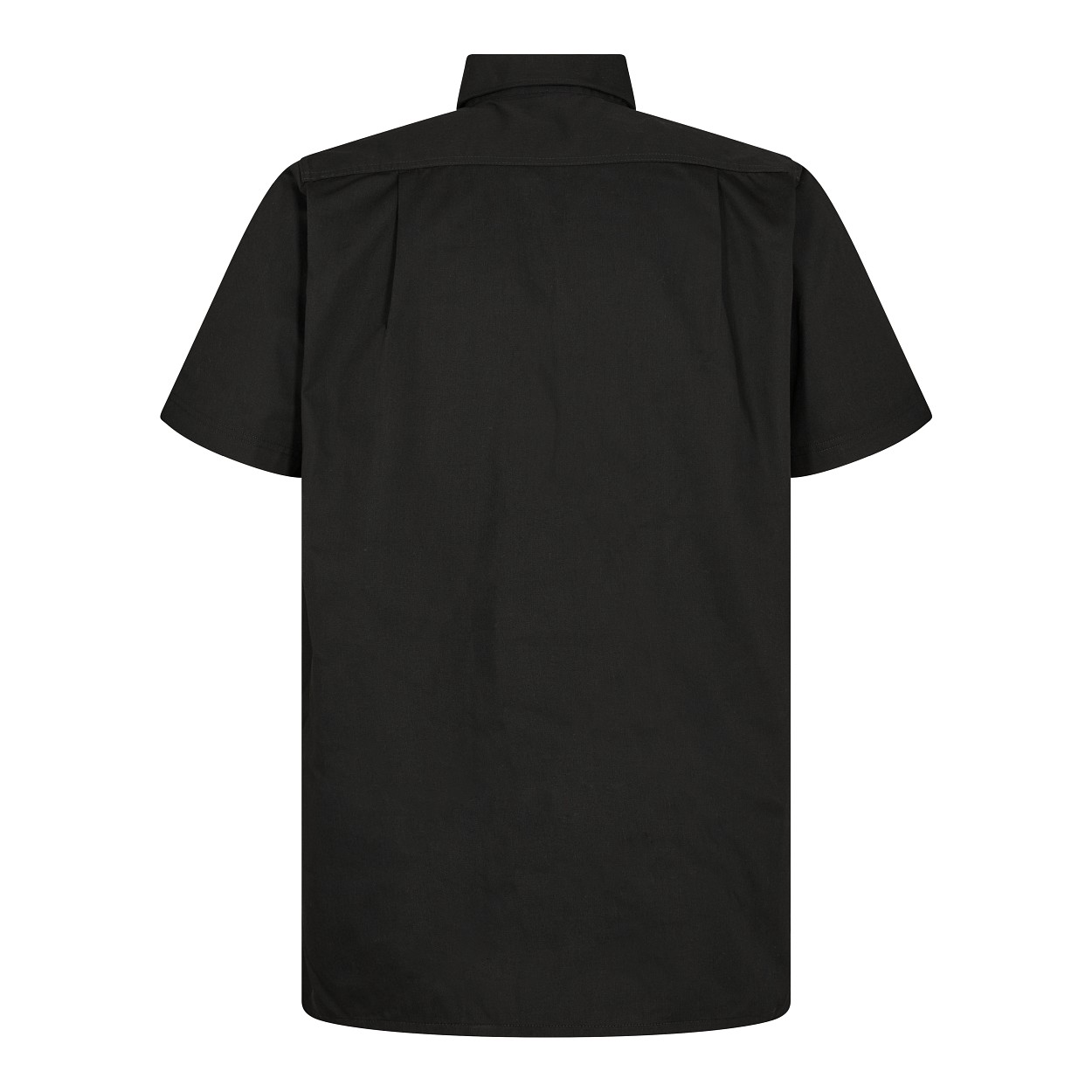 ENGEL Extend kurzärmliges Herrenhemd in Schwarz, Größe 47/48