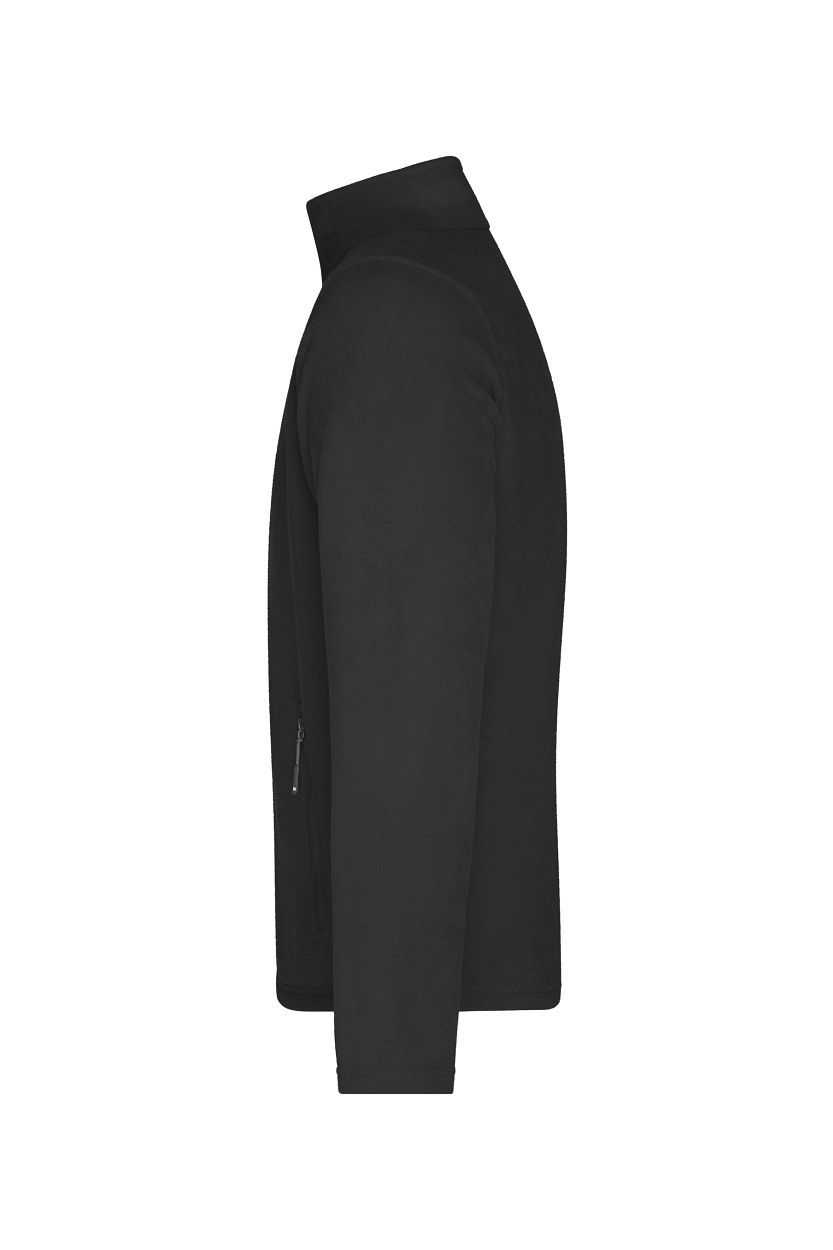 Men's Fleece Jacket "JN782" in Black, Größe 4XL - Daiber