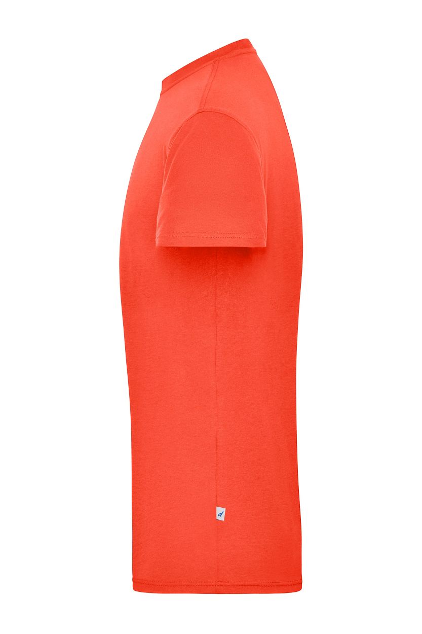 Men's ORGANIC Workwear T-Shirt OCS Blended "JN1808" in Spicy-Orange, Größe 6XL - Daiber