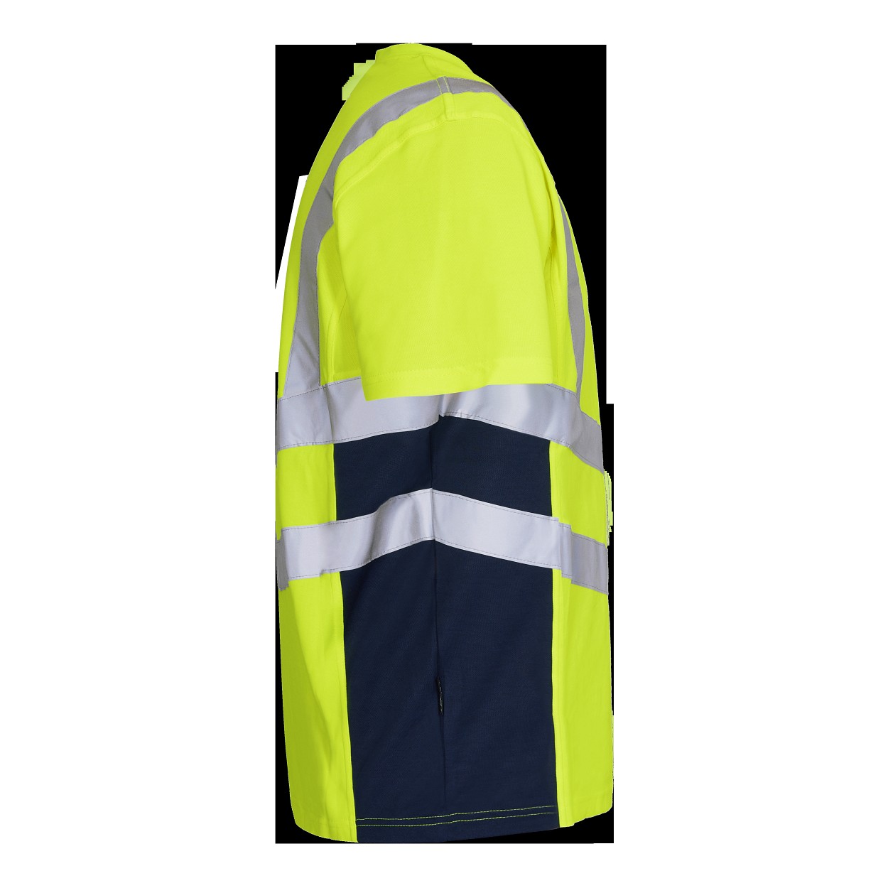 ENGEL Safety T-Shirt in Gelb/Blue Ink, Größe XS