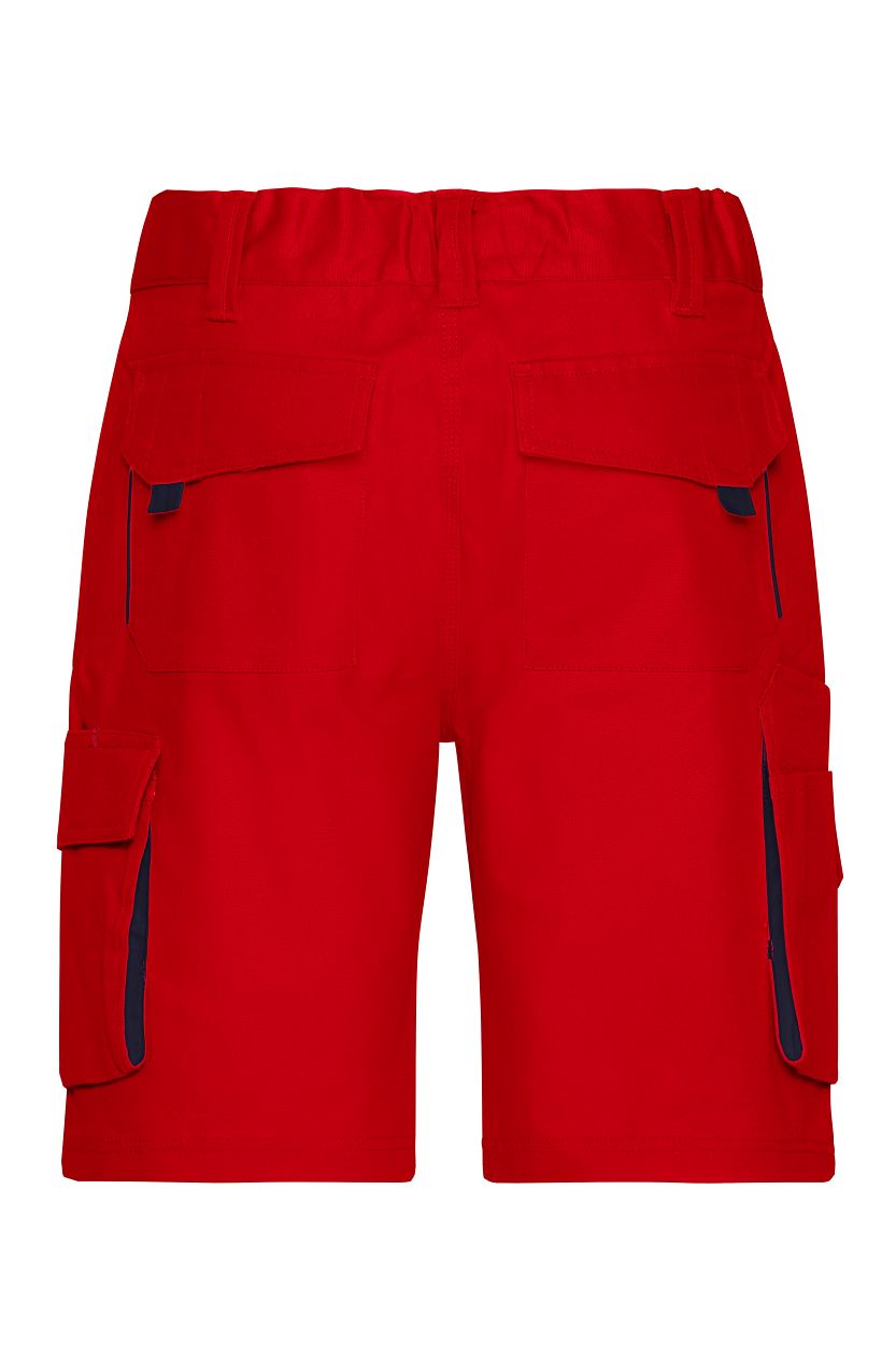 Workwear Bermudas - COLOR - "JN872" in Red/Navy, Größe 62 - Daiber