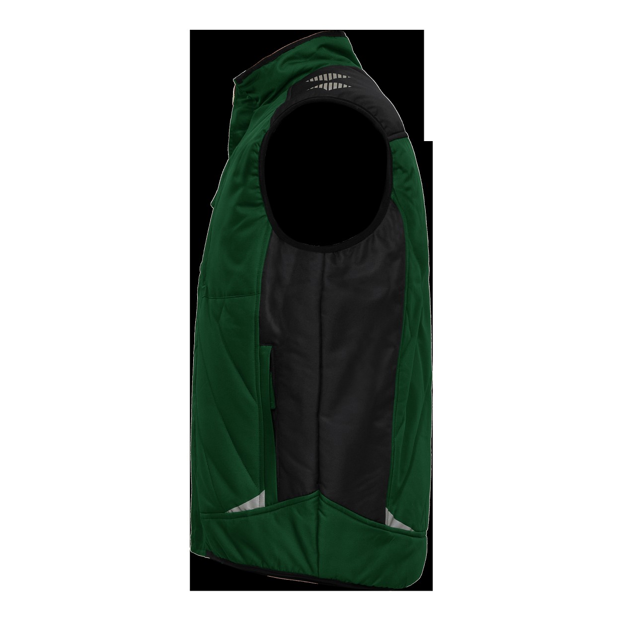 ENGEL Galaxy Stepp-Winterweste in Grün/Schwarz, Größe XS