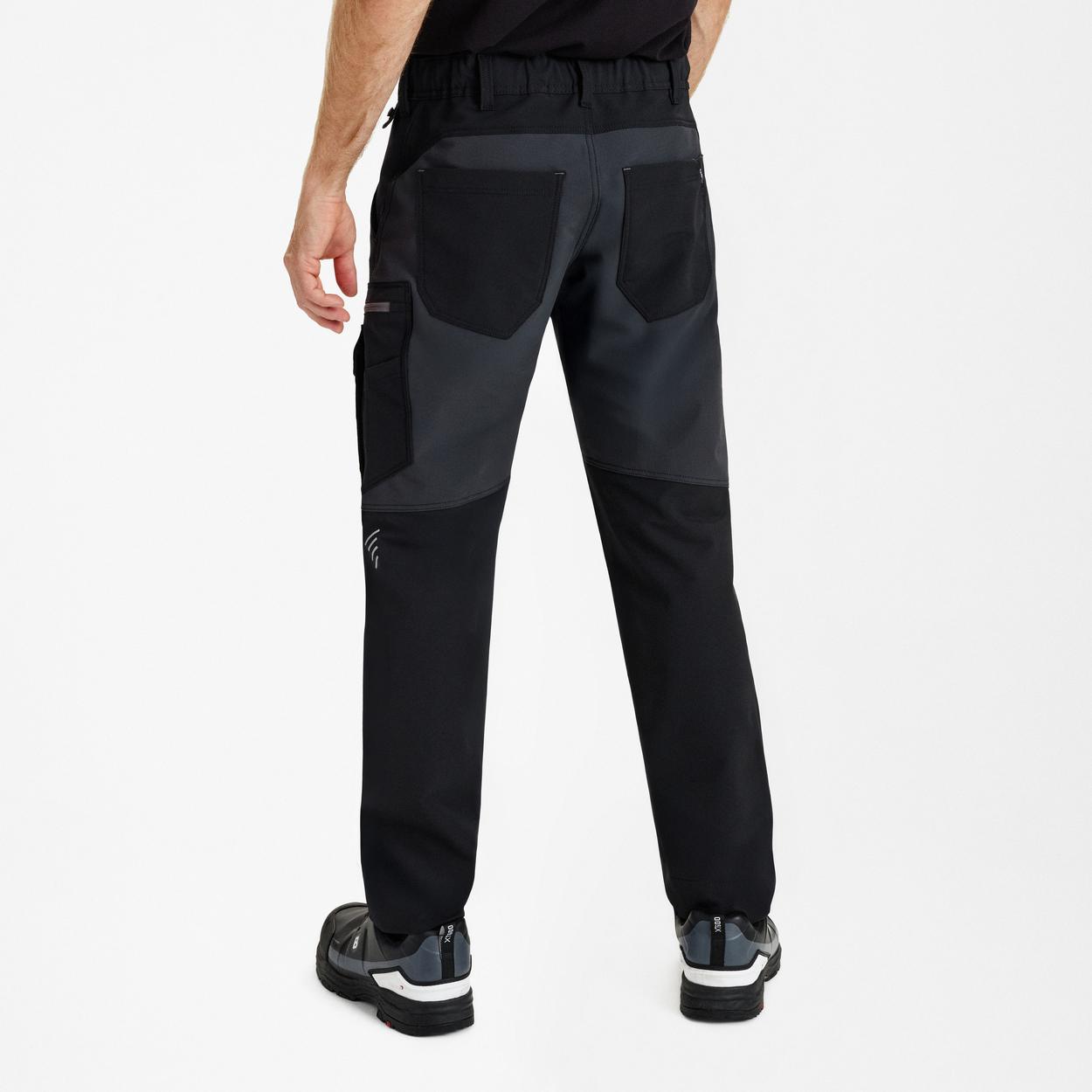 ENGEL Entire Servicehose mit 4-Wege Stretch in Schwarz/Anthrazit Grau, Größe 29