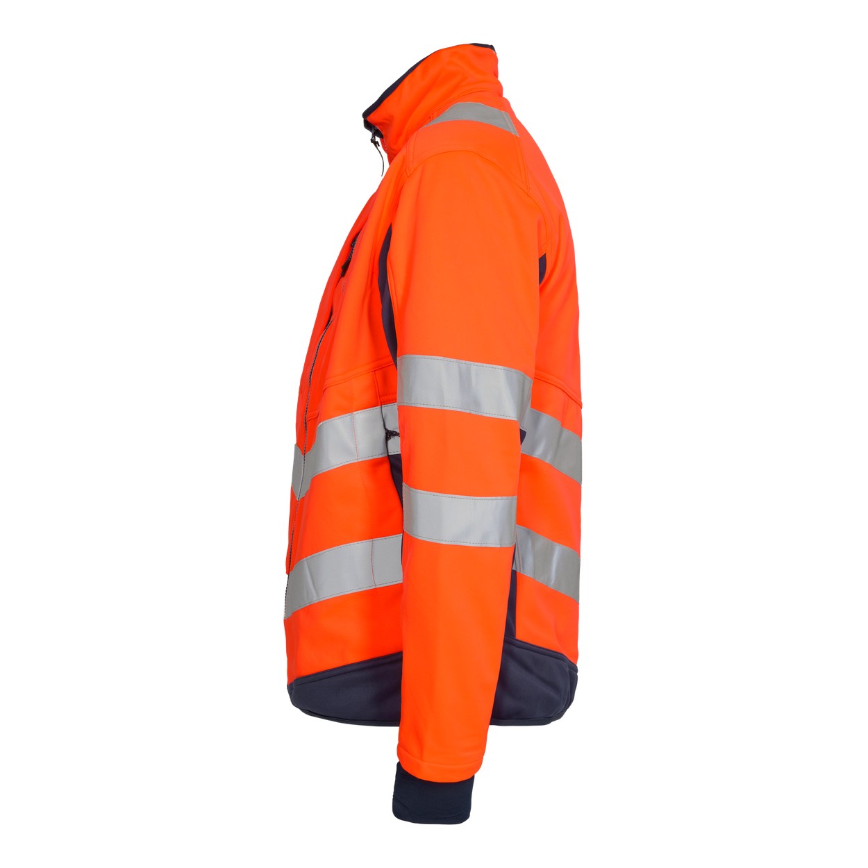 ENGEL Safety Softshelljacke in Orange/Blue ink, Größe 2XL