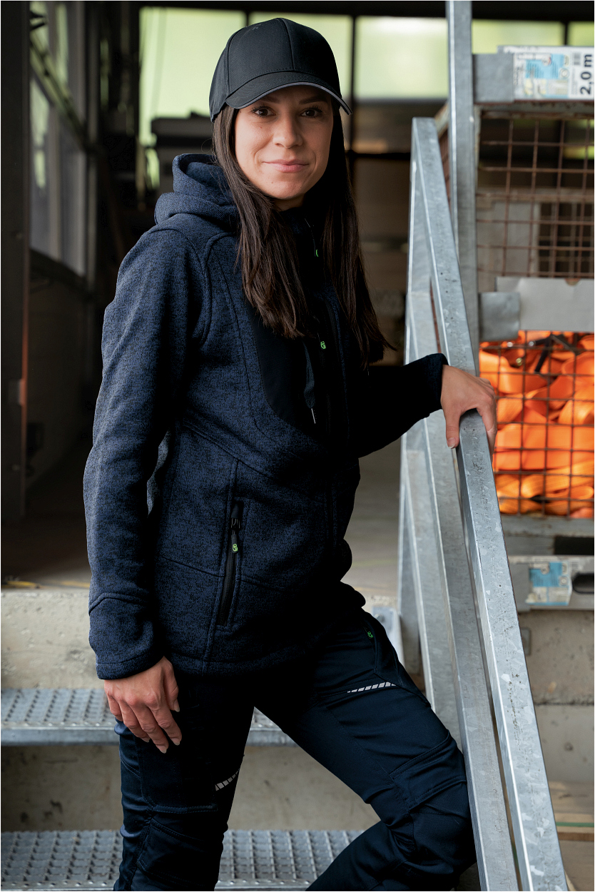 Strickjacke Casual Line Unisex Marine CASTJ, Gr. 2XL von Leibwächter