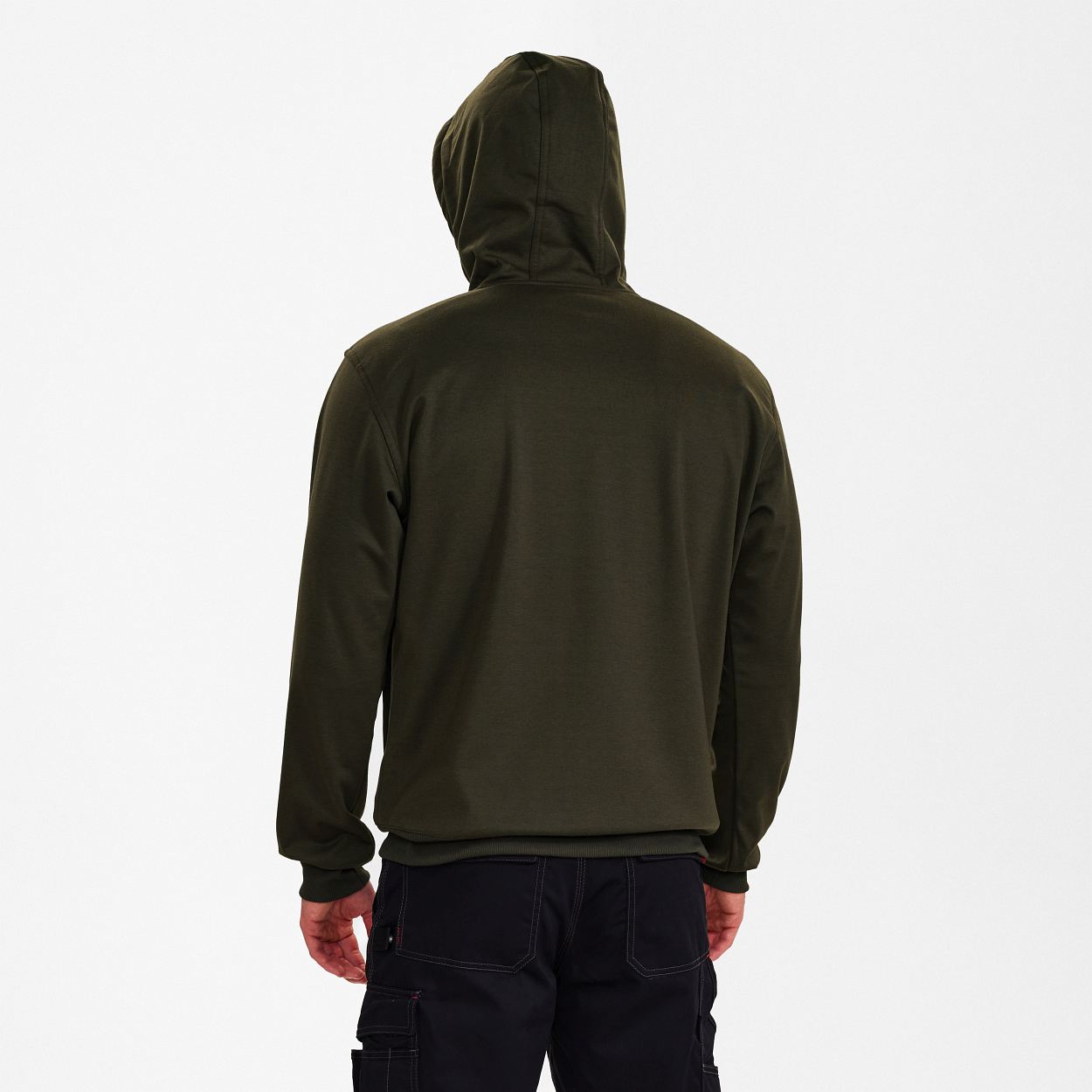 ENGEL Extend Allwetter-Cardigan in Forest Green, Größe XS