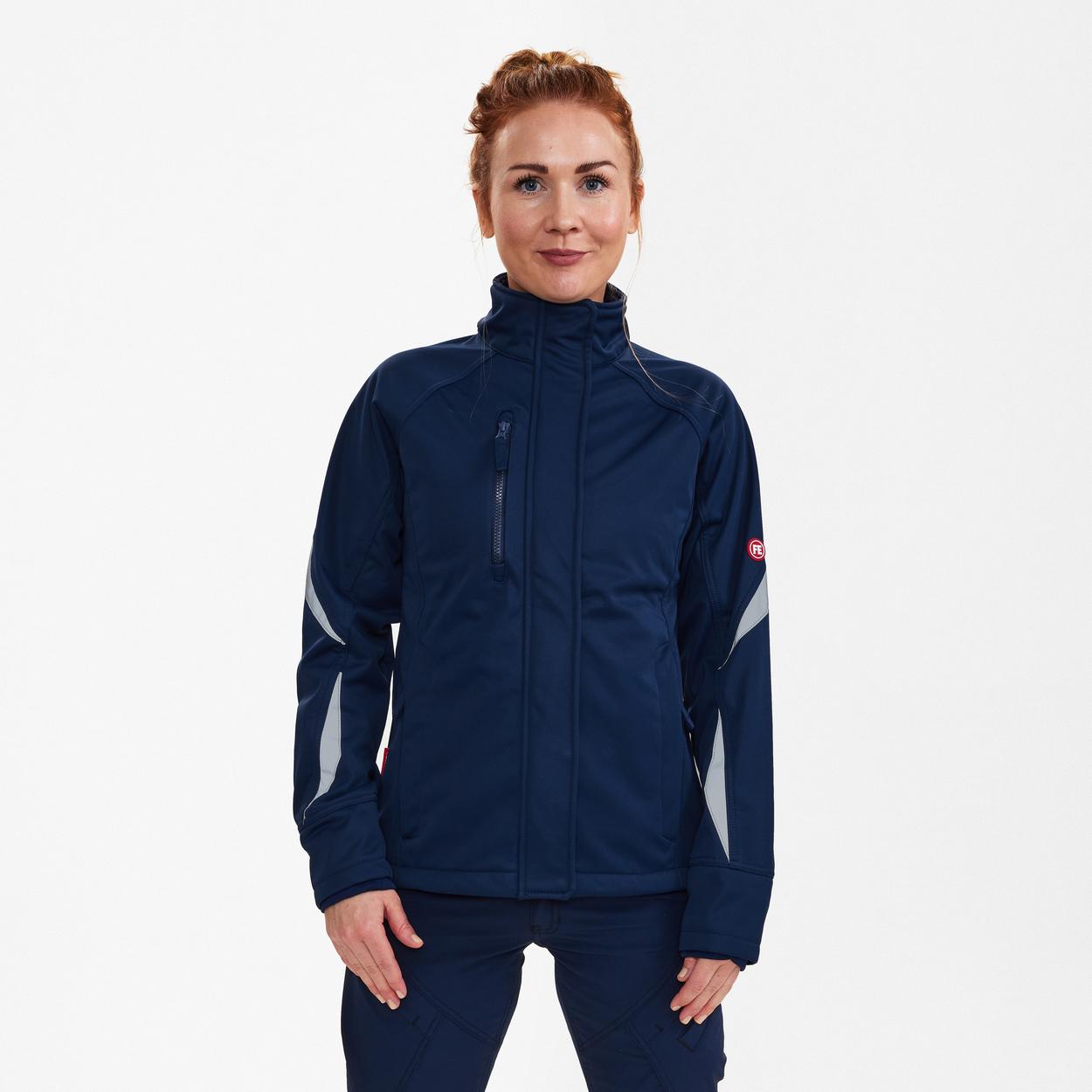 ENGEL Extend Damen Softshelljacke in Blue Ink, Größe XS