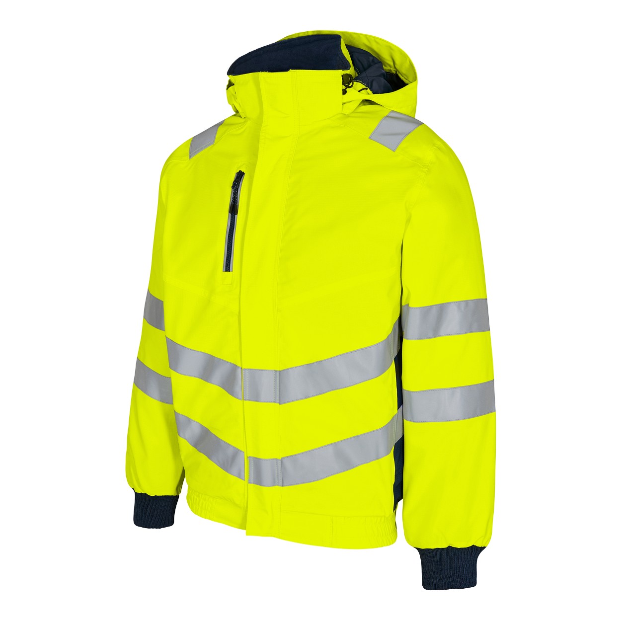 ENGEL Safety Pilotjacke in Gelb/Blue Ink, Größe XS
