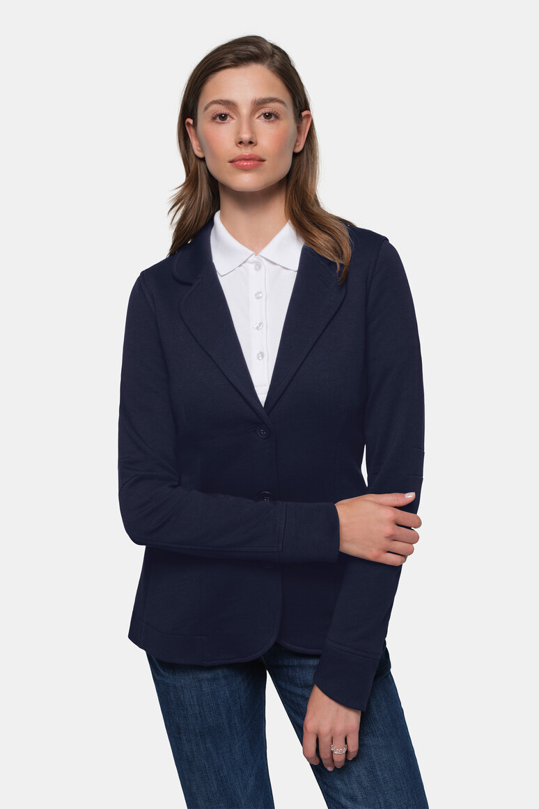 HAKRO 260 Damen Sweatblazer Premium in Tinte, Größe 3XL HAKRO 260 Damen Sweatblazer Premium in Tinte, Größe 3XL
