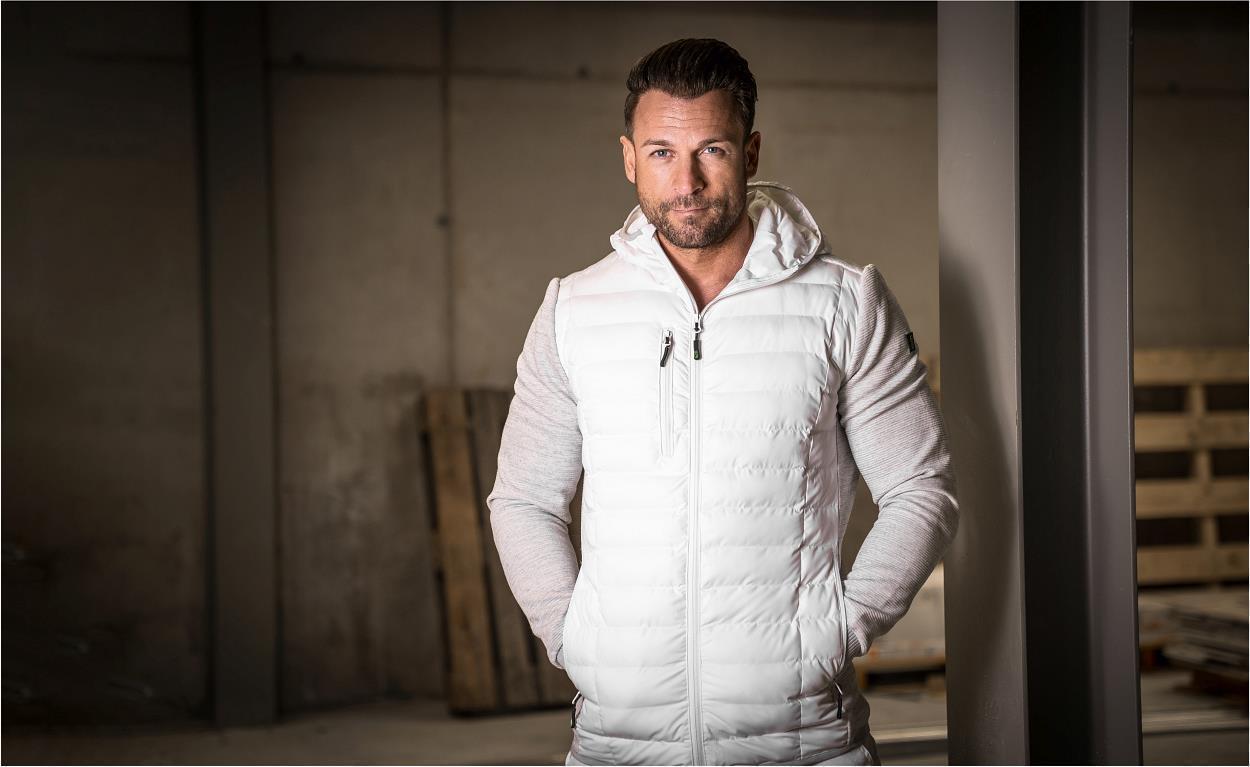 Herren Hybridjacke Casual Line Weiß CAHYJ, Gr. 2XL von Leibwächter