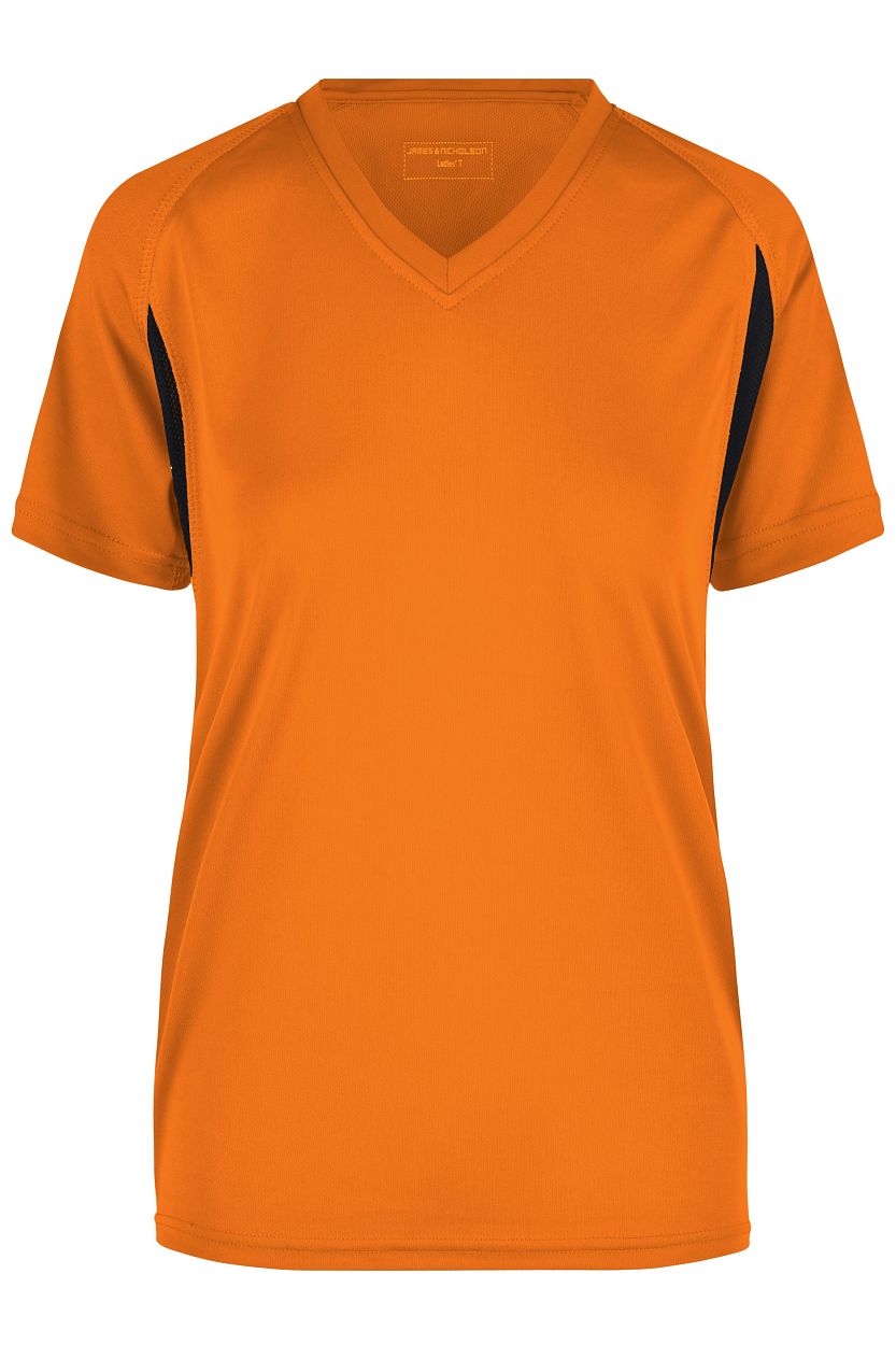 Ladies' Running-T "JN316" in Orange/Black, Größe 2XL - Daiber
