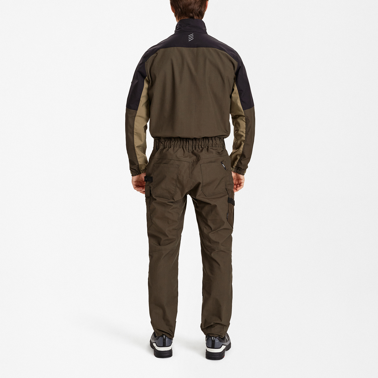 ENGEL Entire Overall mit Stretch in Forest Green/Schwarz, Größe XS