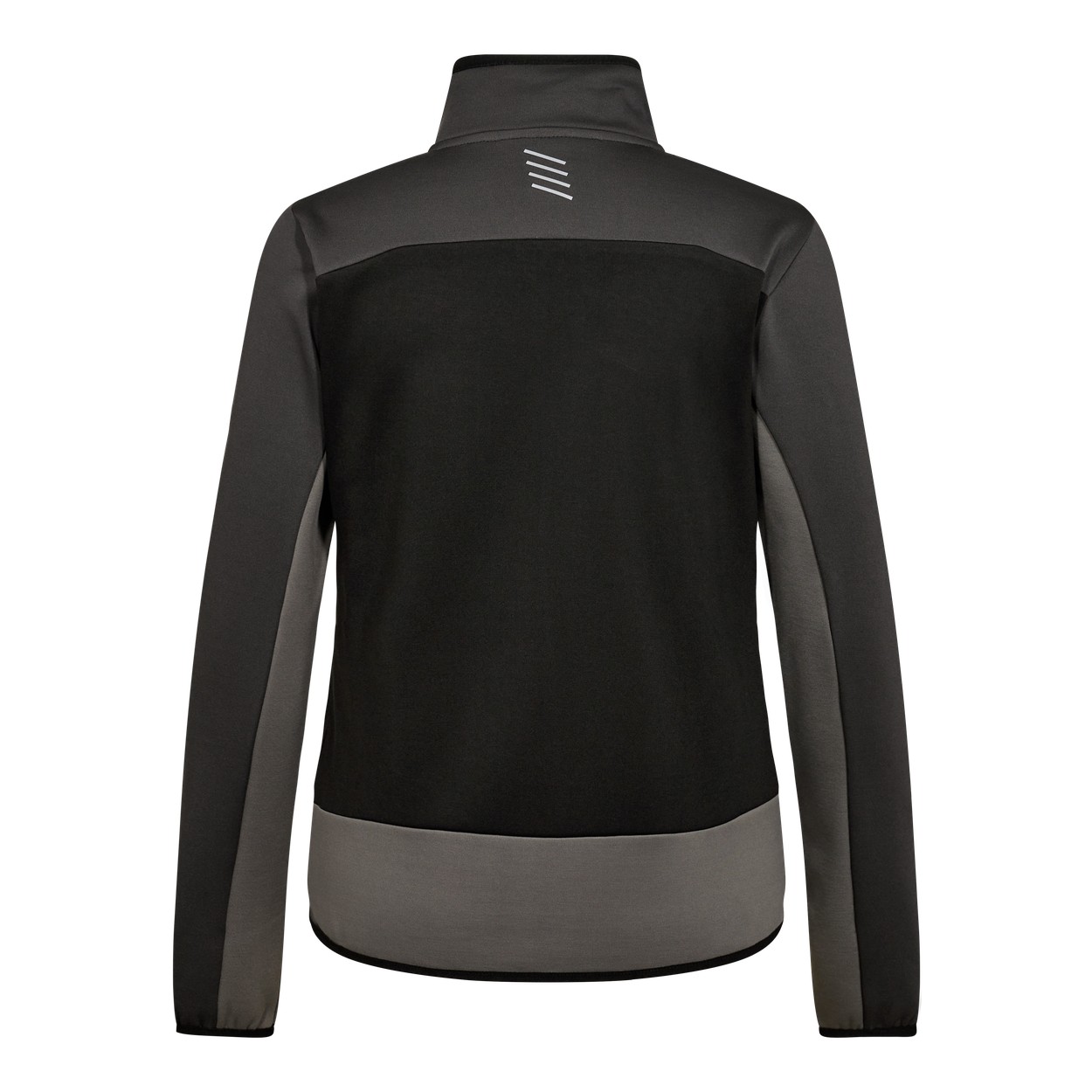 ENGEL Entire Damen Midlayer-Cardigan in Schwarz/Anthrazit Grau, Größe XS