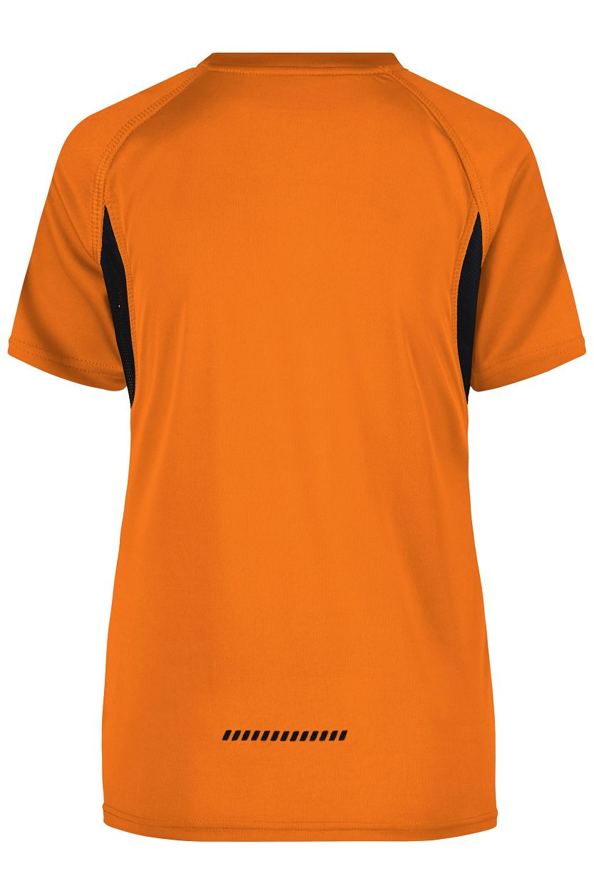 Ladies' Running-T "JN316" in Orange/Black, Größe 2XL - Daiber