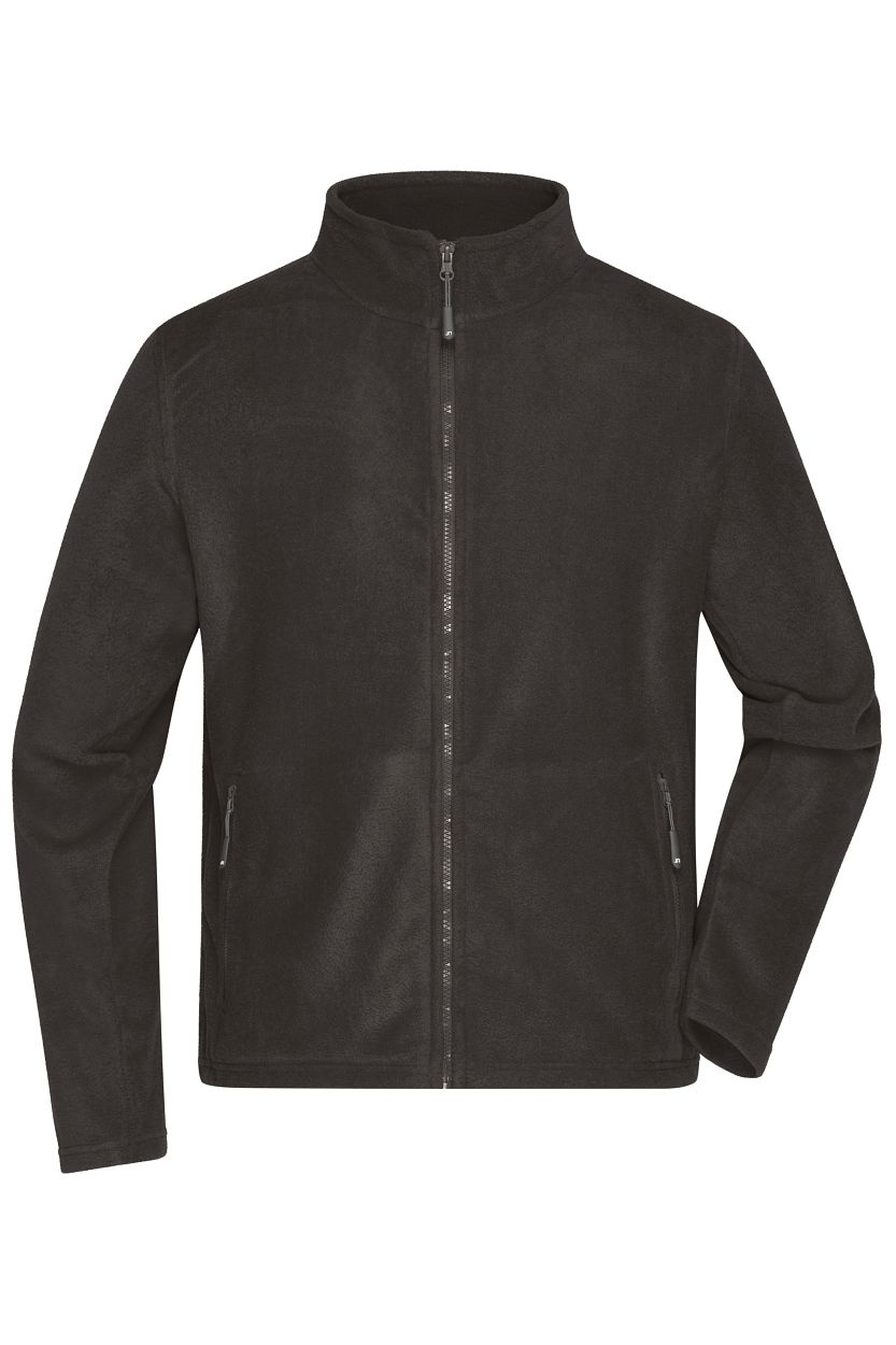 Men's Fleece Jacket "JN782" in Dark-Grey, Größe 4XL - Daiber