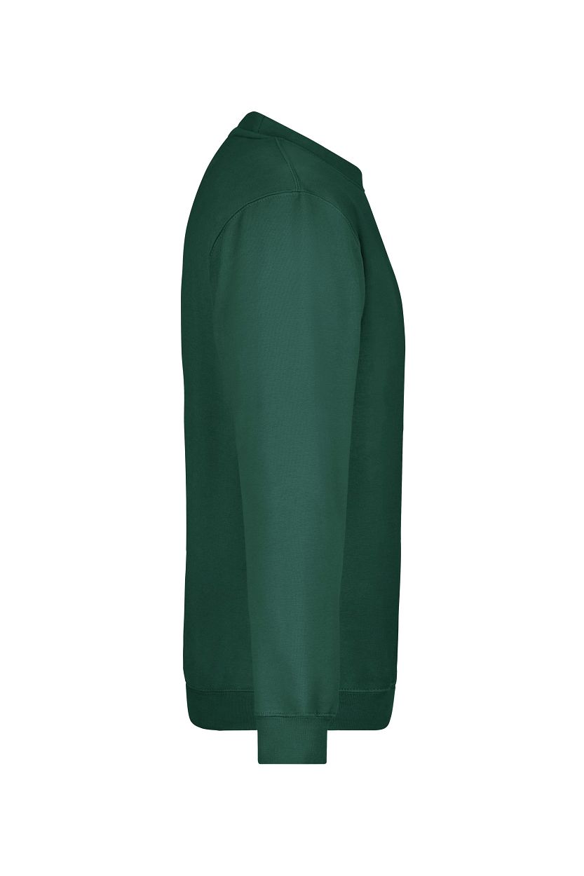 Round-Sweat Heavy "JN040" in Dark-Green, Größe 5XL - Daiber