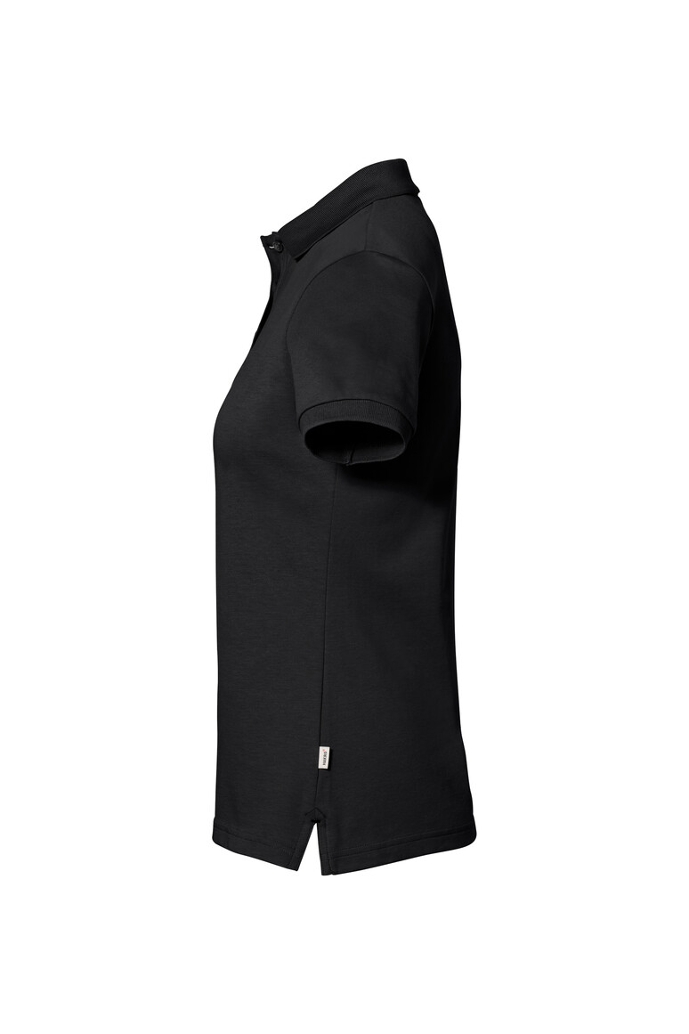 HAKRO 214 COTTON TEC® Damen Poloshirt in Schwarz, Größe 3XL