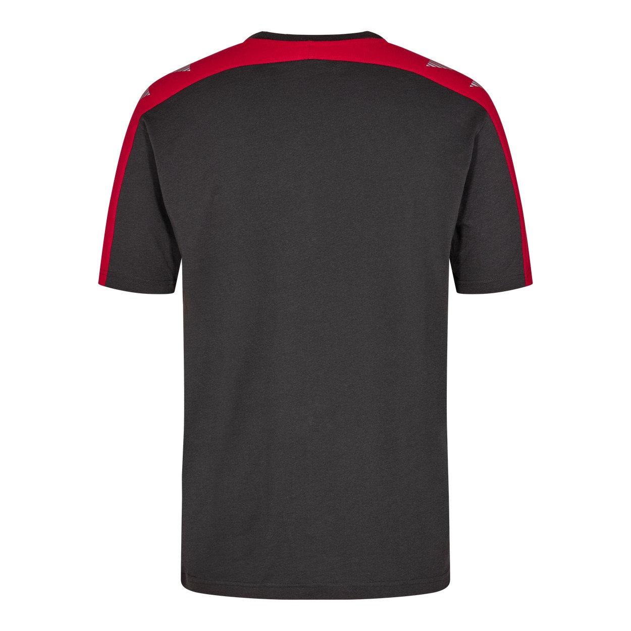 ENGEL Galaxy T-Shirt in Anthrazit Grau/Tomato Red, Größe XS
