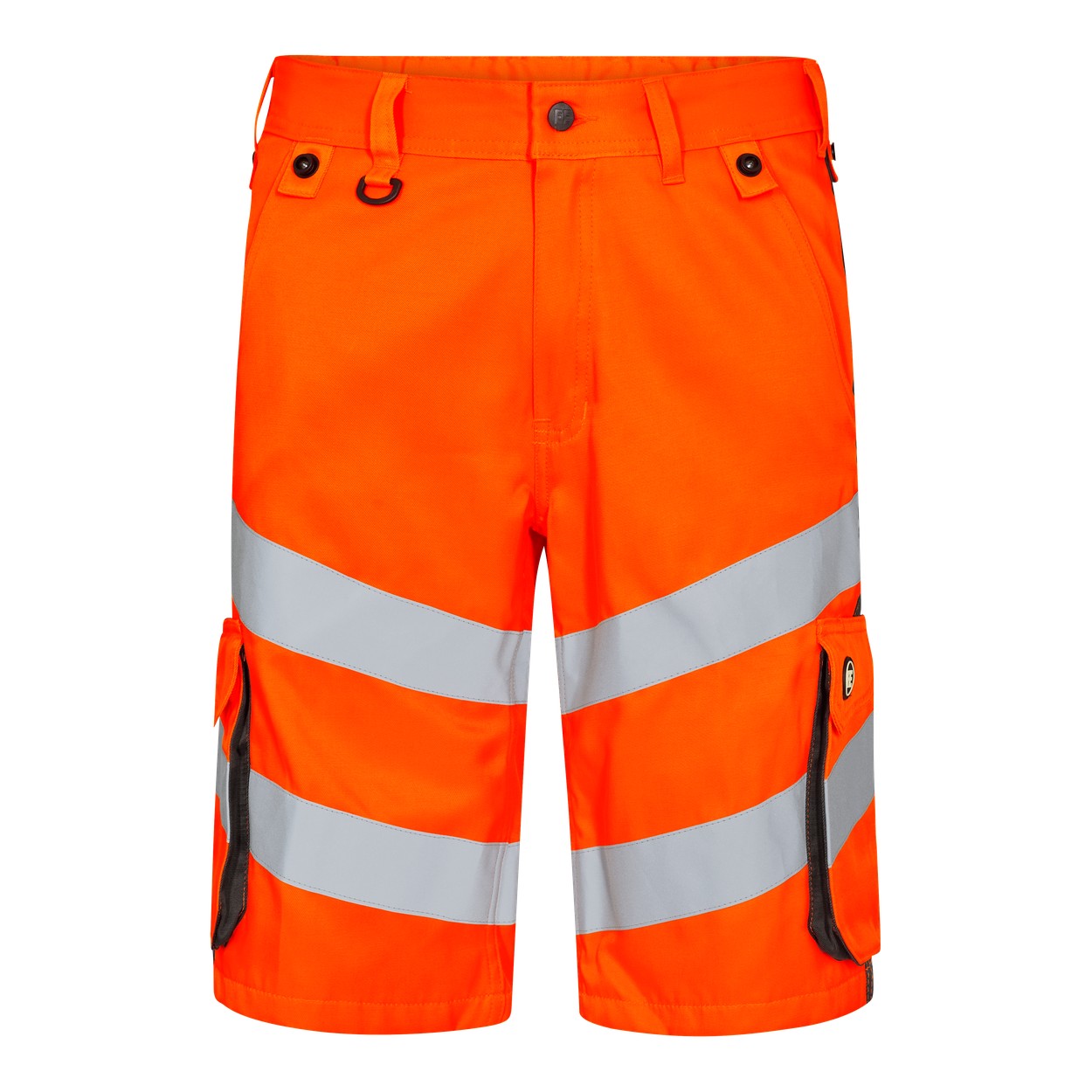 ENGEL Safety Light Arbeitsshorts in Orange/Anthrazit Grau, Größe 54