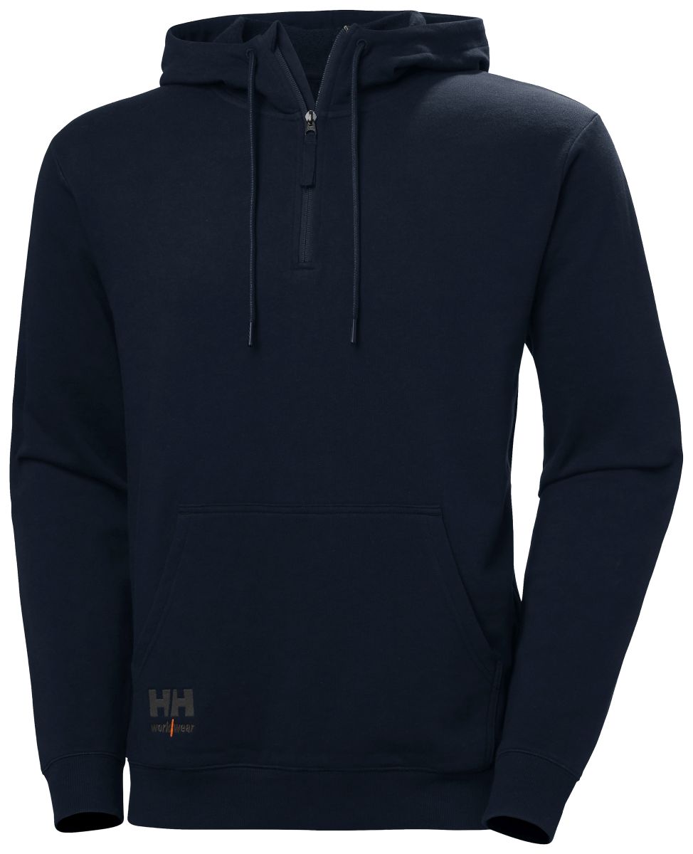 1/4 Zip-Hoodie Manchester in Navy, Gr. L von Helly Hansen Workwear
