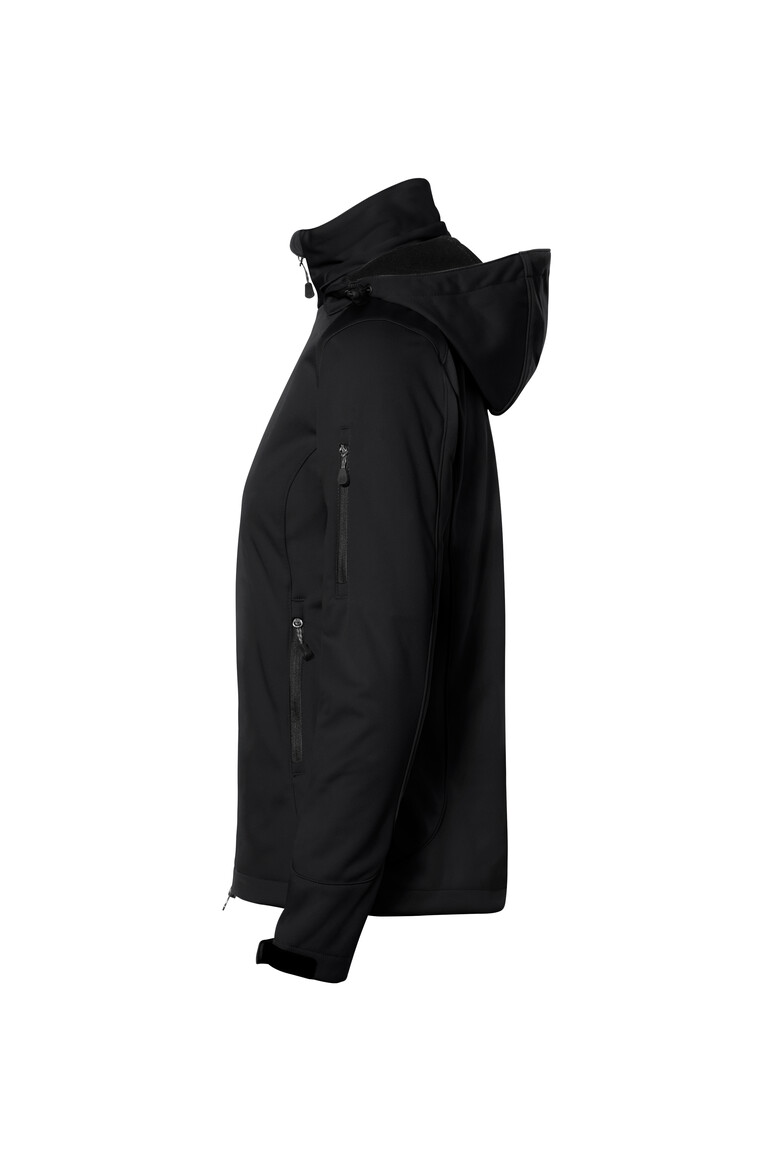 HAKRO Damen-Softshelljacke Alberta in Schwarz "SAMSUNG", Gr. 6XL