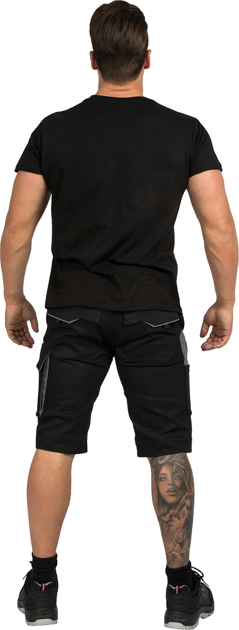 Herren-Shorts Flex Line Schwarz/Grau FLEXK, Gr. 42 von Leibwächter Herren-Shorts Flex Line Schwarz/Grau FLEXK, Gr. 68 von Leibwächter