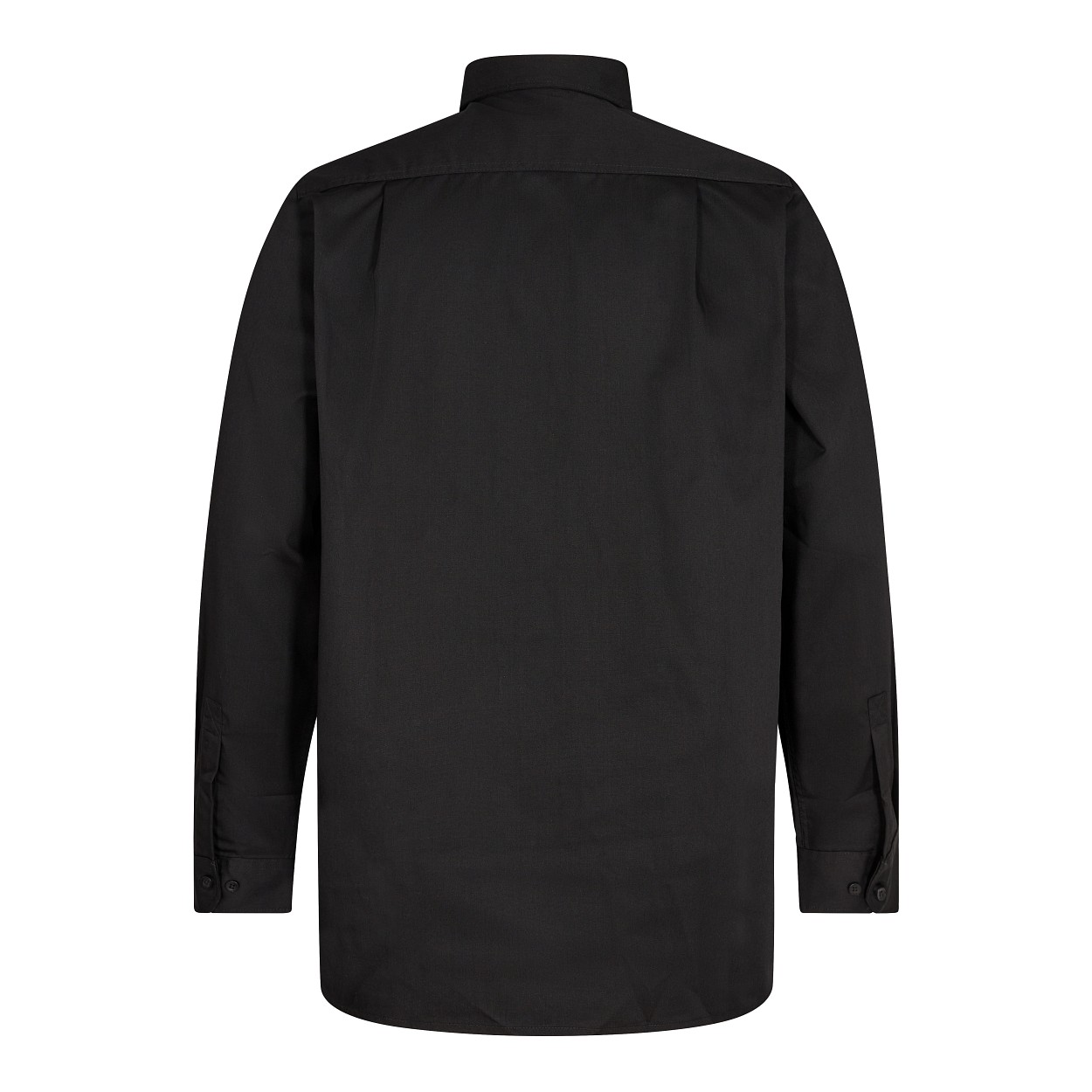 ENGEL Extend langärmliges Herrenhemd in Schwarz, Größe 49/50