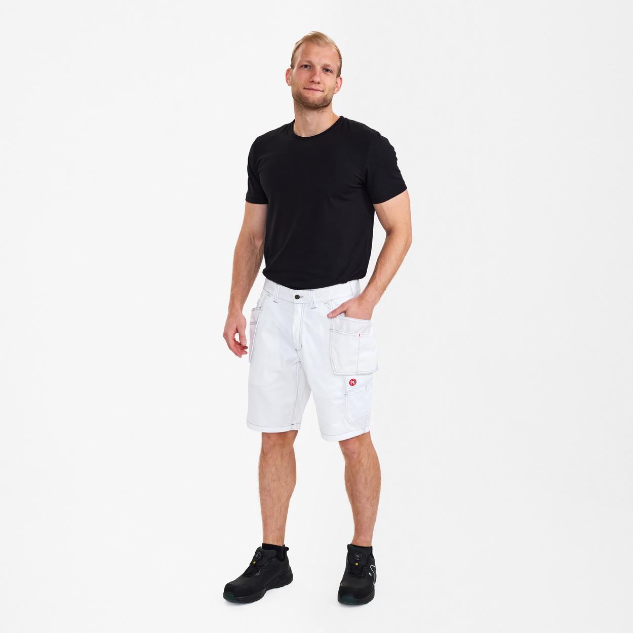 ENGEL Combat Arbeitsshorts mit Holstertaschen in Weiss, Größe 54
