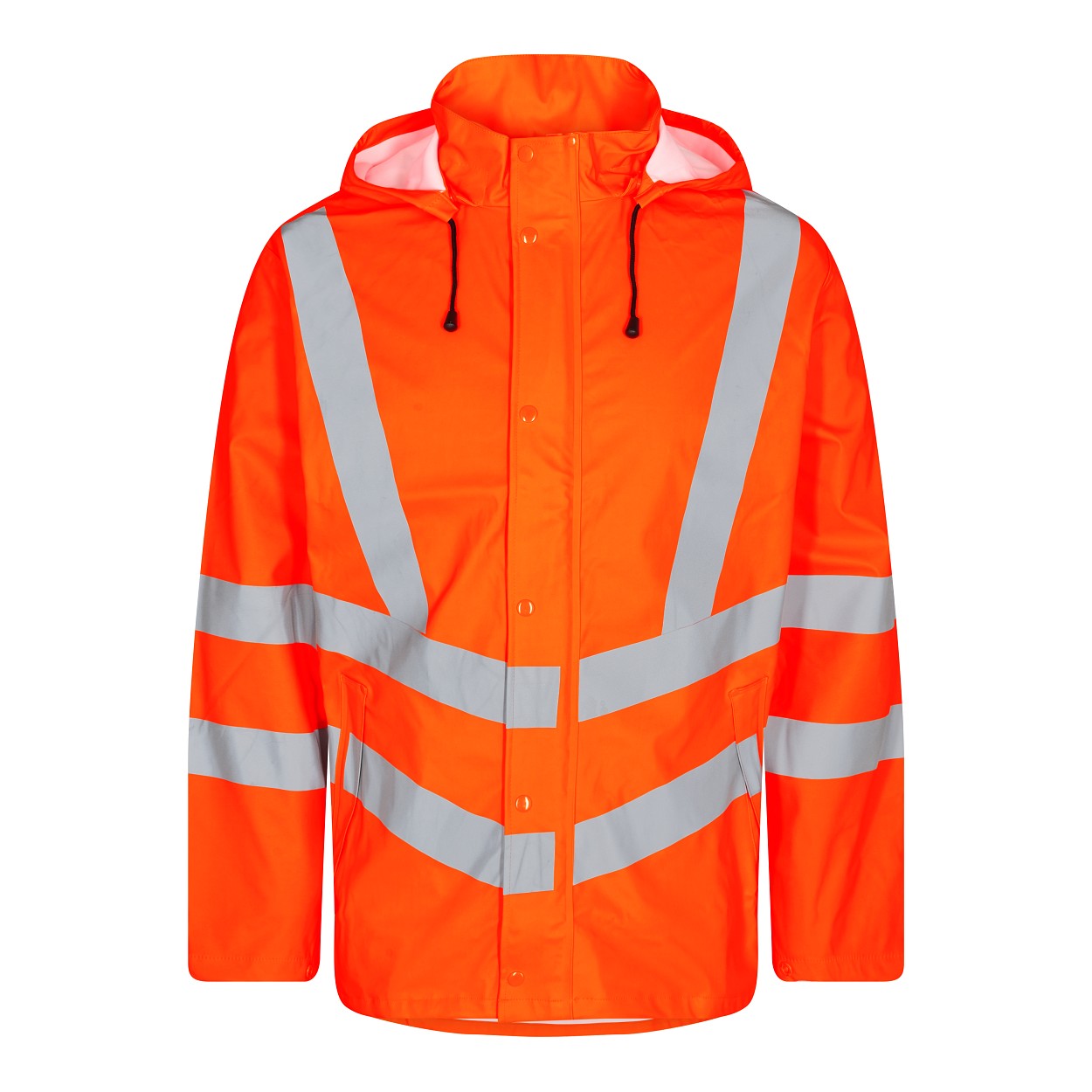 Safety Regenjacke in Hi-vis Orange, Größe XS