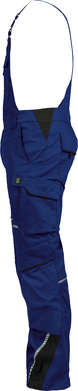 Latzhose FLEXL20 Flex Line in Kornblau/Schwarz, Gr. 70 von Leibwächter