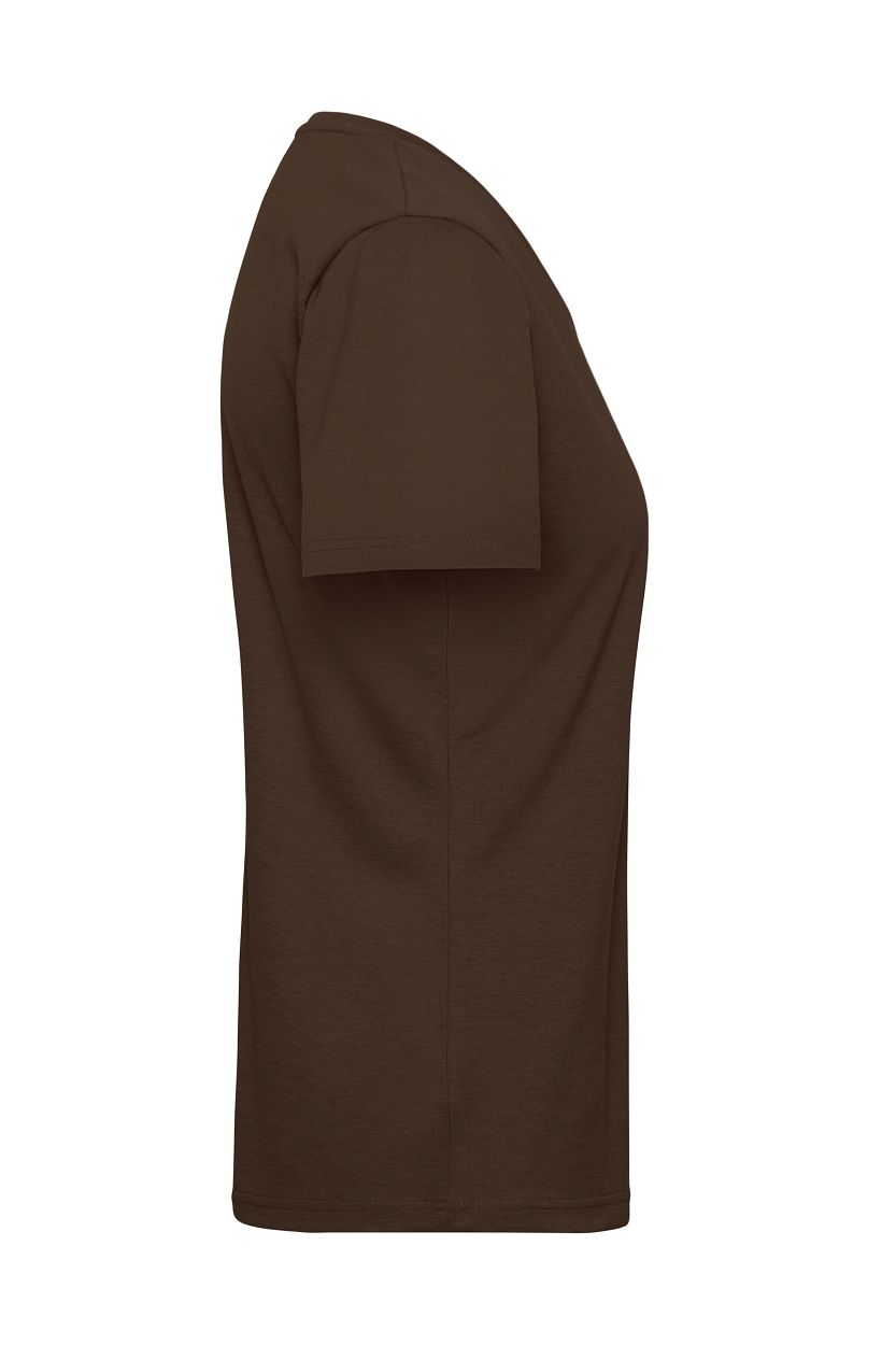 Ladies' ORGANIC Workwear T-Shirt OCS Blended "JN1807" in Brown, Größe 4XL - Daiber