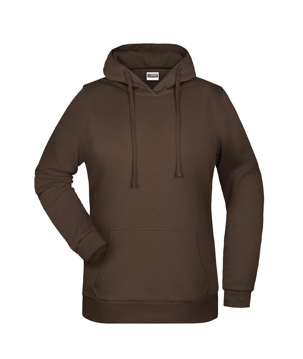Ladies' Promo Hoody "JN795" in Brown, Größe 3XL - Daiber