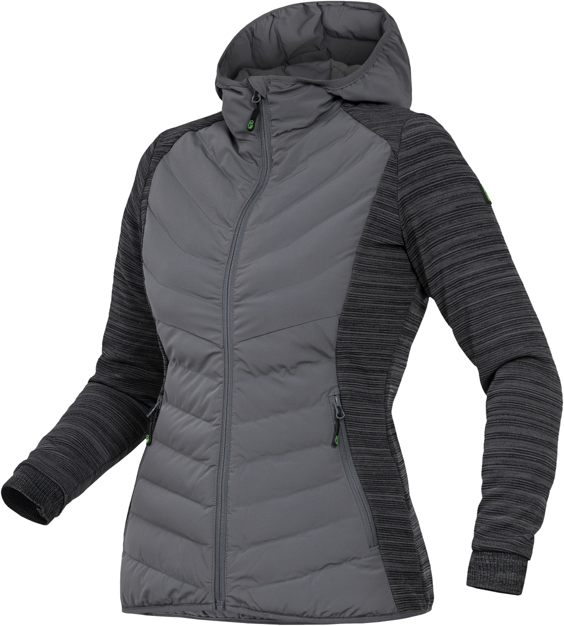 Damen-Hybridjacke CADHYJ07 Casual Line in Grau, Gr. 52 von Leibwächter