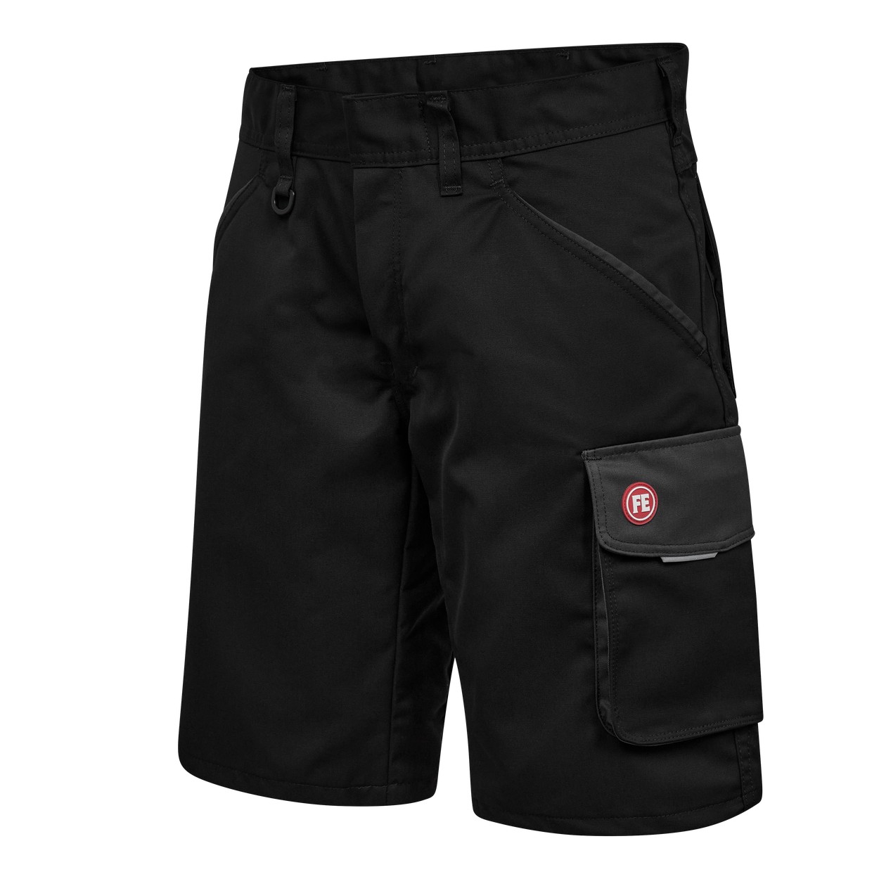 ENGEL Galaxy Light Arbeitsshorts in Schwarz/Anthrazit Grau, Größe 54
