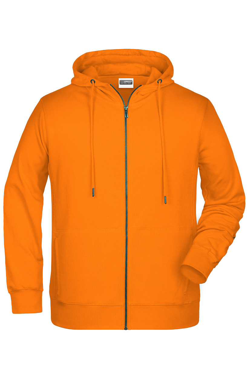 Men's Zip Hoody OCS Blended & RCS "8026" in Orange, Größe 5XL - Daiber