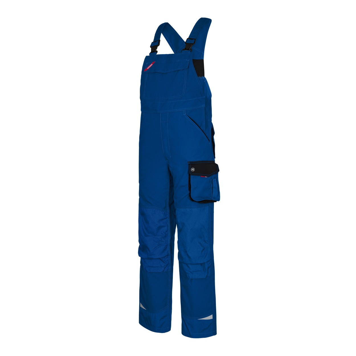 ENGEL Galaxy Latzhose in Surfer Blue/Schwarz, Größe 106