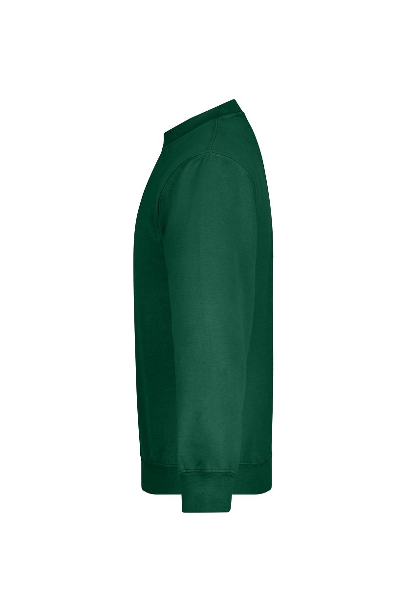 Round-Sweat Heavy Junior "JN040K" in Dark-Green, Größe 2XL - Daiber